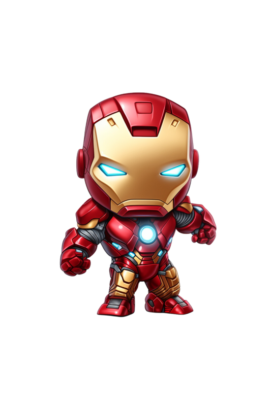 Cute Iron Man - Graphic T-Shirt for Men and Teens