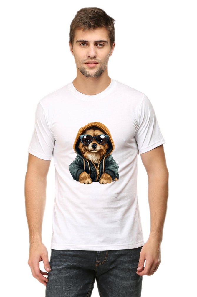 Canine Cool - Dog Swag Men's T-Shirt for Animal Lovers - Quirkylook